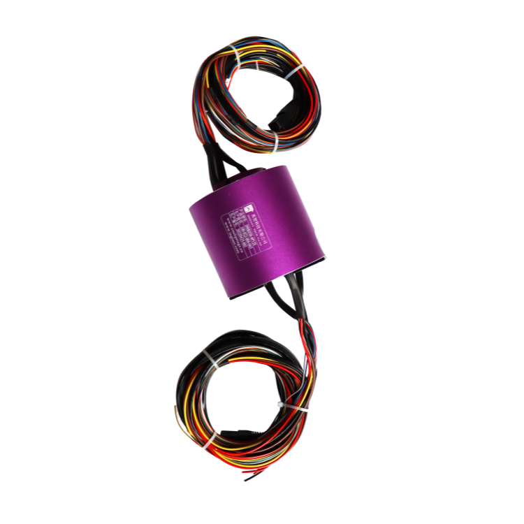 Inner diameter 38MM standard through hole slip ring 4 channels power and 12 channels signals