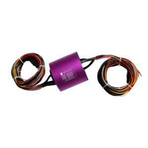 Inner diameter 38MM standard through hole slip ring 4 channels power and 12 channels signals