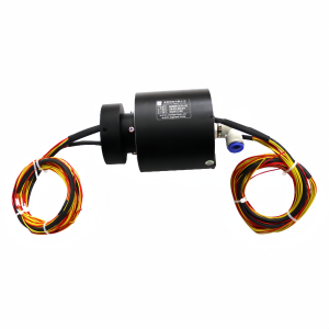 Electric-pneumatic hybrid slip ring 18 channels 5A electric and single channel pneumatic slip ring