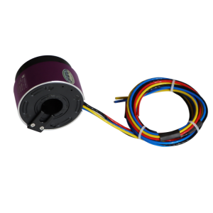 DHK025-4-20A  Standard 25 mm through hole conductive slip ring 4channels 20A