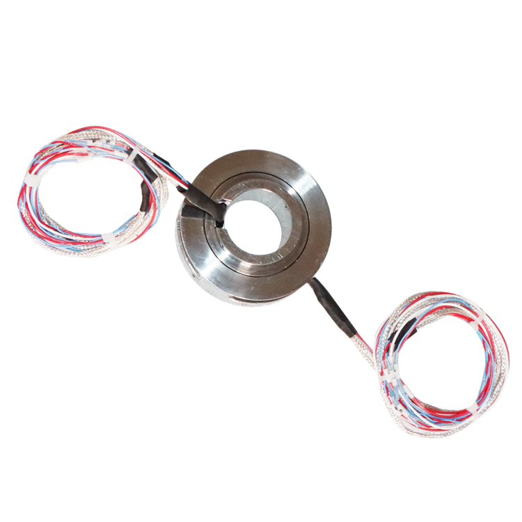 Ingiant stainless steel compact size slip ring for turntable equipment Featured Image