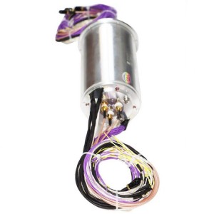 Ingiant high precision solid shaft slip ring for engineering machinery