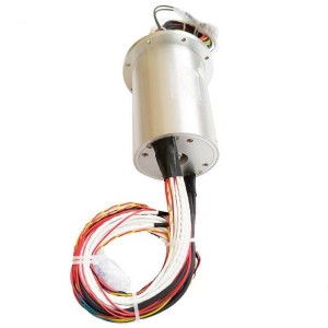 Ingiant capsule slip ring with 50 circuits and 2 single-mode fibre