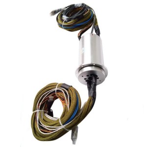 Ingiant automation slip rings 43 electrical channels 4-way fiber optic slip ring