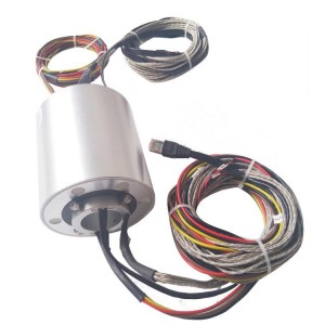 Ingiant Through Hole Slip Ring Combines Power and 100M Ethernet