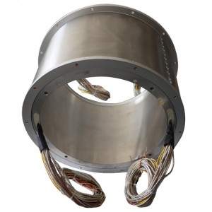 Ingiant large hole310mm hollow shaft slip rings with high-quality bearing technology