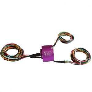 Ingiant through hole slip ring hole diameter 30mm 12 channels of 10A electrical power and signals