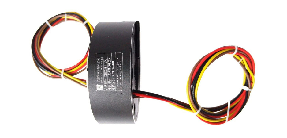 38mm through hole 4 wires 15A conductive slip ring