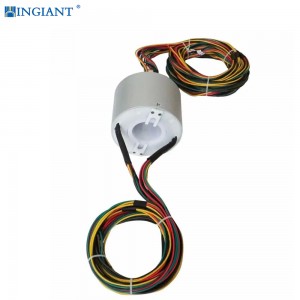 Ingiant through bore slip ring for agricultural machineries