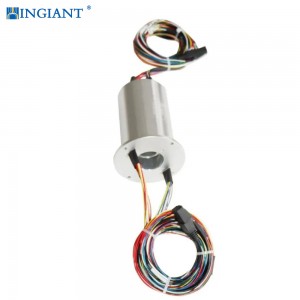 Ingiant solid shaft slip ring for engineering stackers