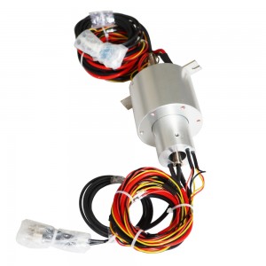 Ingiant solid shaft slip ring for port machinery