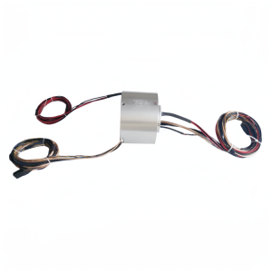 Ingiant Ethernet slip ring with through hole 45mm 18 channels accept customization