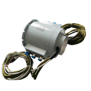 Ingiant through hole slip ring ID100mm 32channels with aviation plug connector