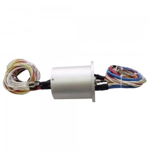 Ingiant 80mm solid shaft slip ring for engineering machinery
