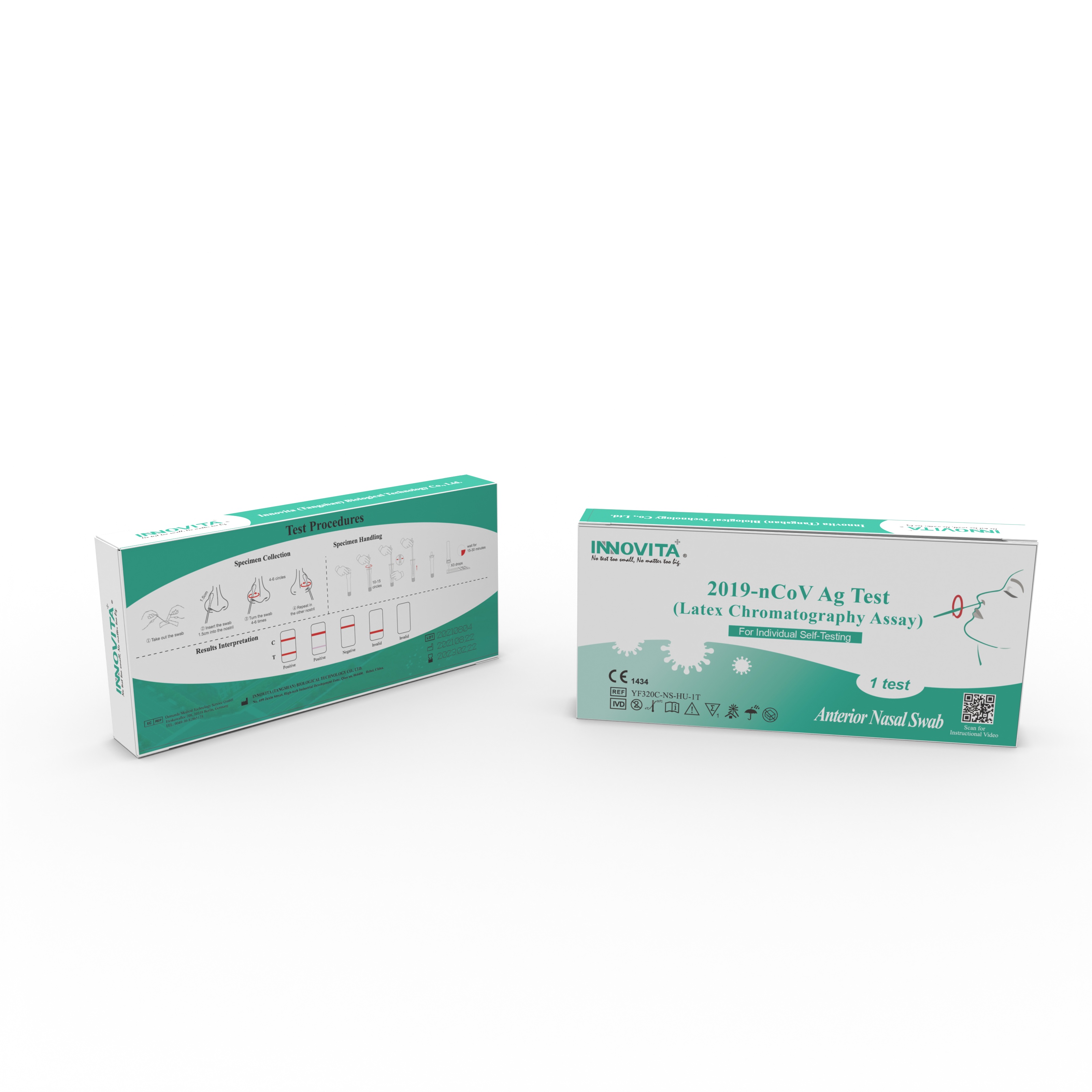 CE Certification Rotavirus Antigen Manufacturers Exporters –  2019-nCoV Ag Test (Latex Chromatography Assay) / Self-Test / Anterior Nasal Swab  – INNOVITA
