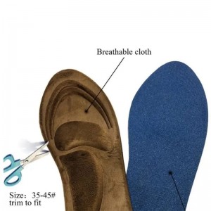 Cushion Shock Absorption Shoe Pads Insoles for Comfort Support