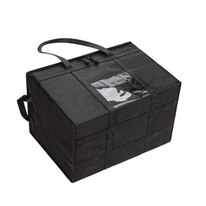 Black insulated bag eco friendly cooler bags black lunch cooler bag