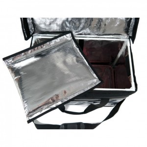 Custom Wholesale PVC insulated cooler bags Polyester Pizza Cooler Bag Food Pizza Delivery Bag