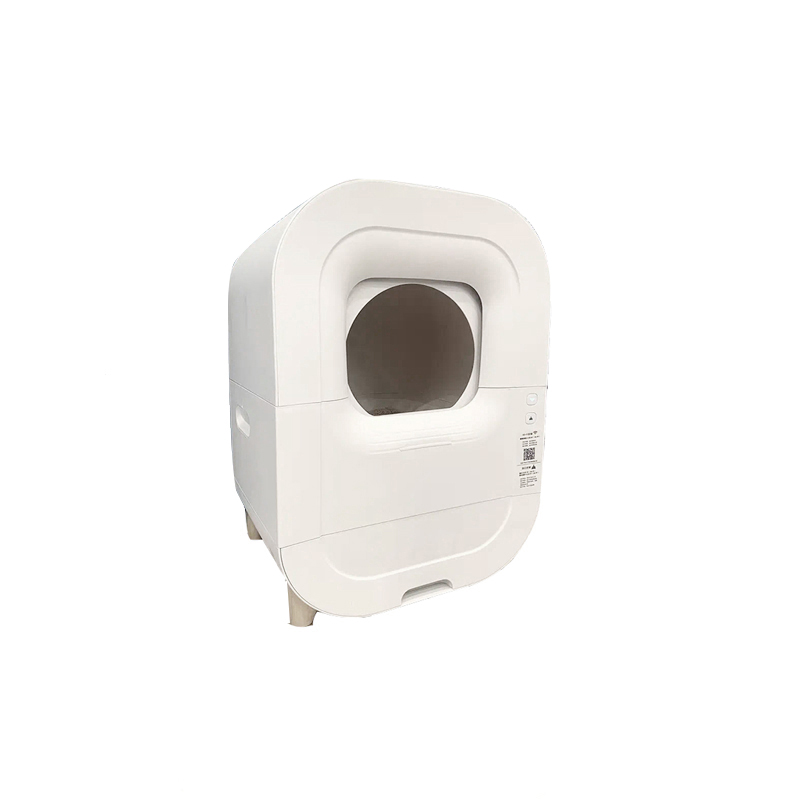 Top Sale Wholesale White Automatic Cat Toilet Self-Cleaning Litter Box WiFi APP Cat Litter Box