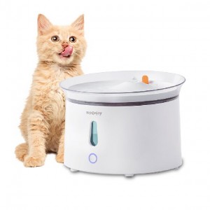 2.4L large capacity smart pet cat water fountain with recirculate filtring