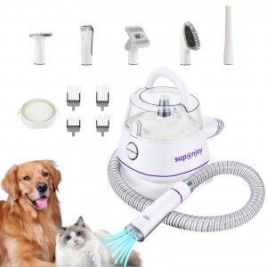 Hot Sell 5-in-1 Dog Cat Vacuum Cleaner Pet Grooming Vacuum For All Pet Hair
