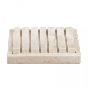 Nature Marble Stone Bathroom Tray Carrara white square soap dish with Best Price
