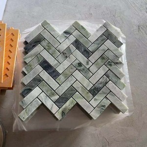 New Green material Marble tiles for bathroom and hotel decoration
