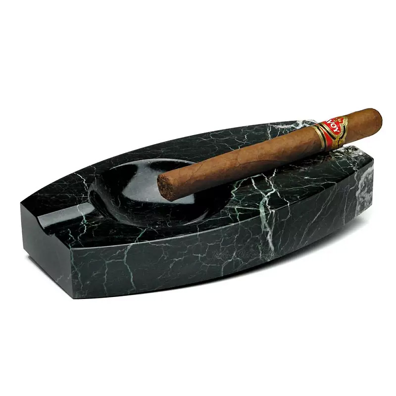 Manufacturing Companies for Orion Marble Tile - Square Solid Marble Four Cigar Ashtray, Black – IOKA