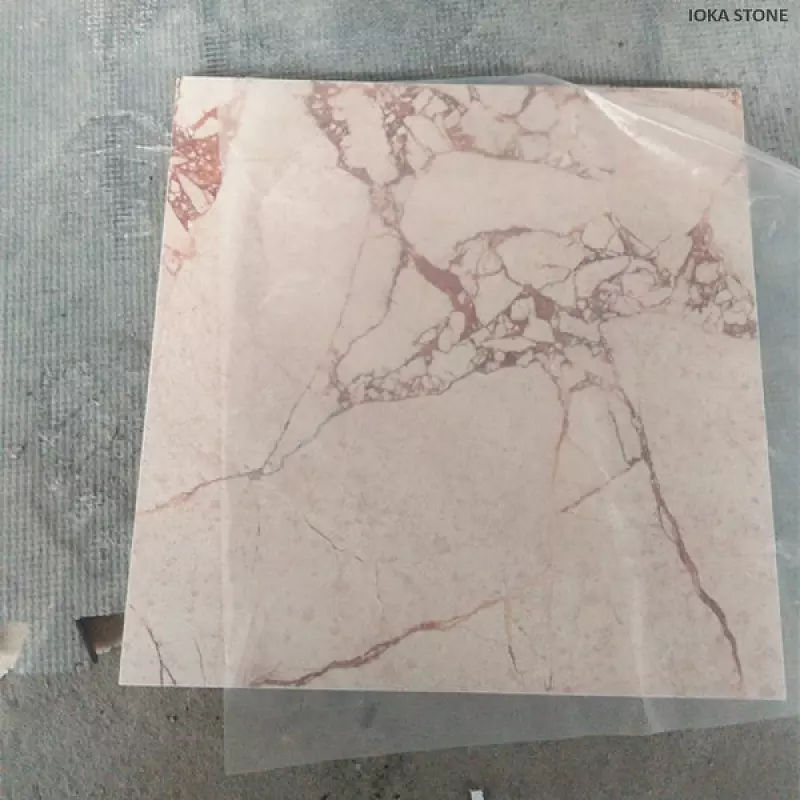 Factory directly supply Fluted Marble Tile - Astel Colored Stone beige marble for Bathroom Decor – IOKA