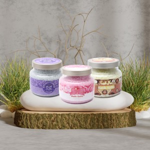 Wholesale Price China Flamingo Shaving Cream - OEM Private Label Floral Sea Soak Packaging Natural Relaxing Shimmer Bath Salt – Iris