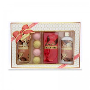 Hot Selling Christmas Gift Set Bath Luxury Coconut SPA Gift Basket for Skin Care