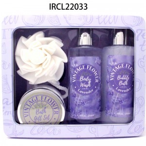 Lavender Gift Series Travel Personal Skin Care Bath Gift Set Box Shower Gel for Summer Holiday