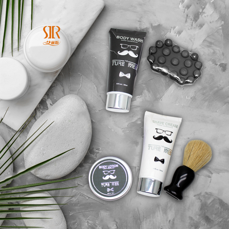 Men’s series PVC Window Box Shower Gel Body Lotion Shaving Cream Massage Soap Featured Image