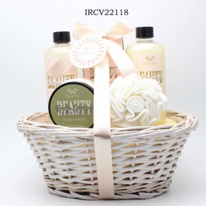 Olive OEM Vanilla Fragrance Great Christmas SPA Bath SPA Gift Set Baskets