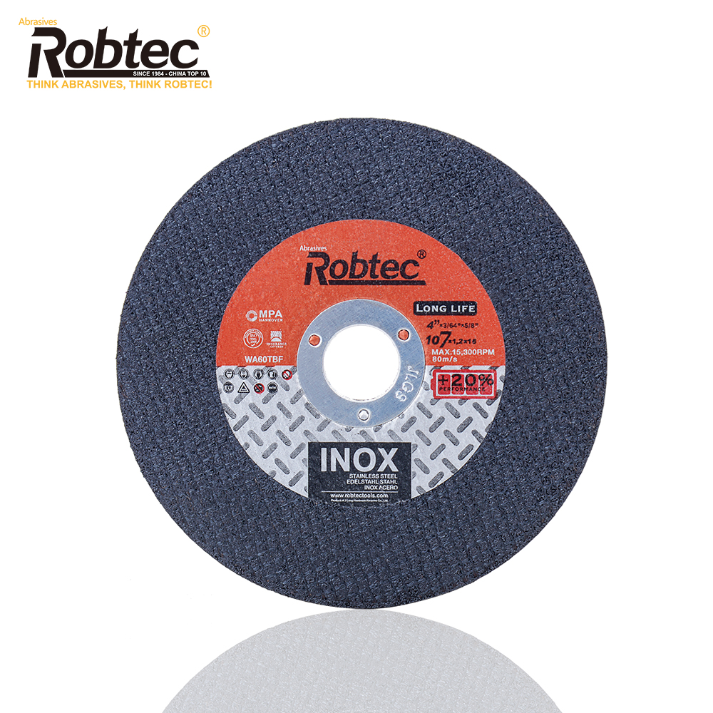 107×1.2×16mm Cutting Wheel for Stainless Steel/Inox with Long Life