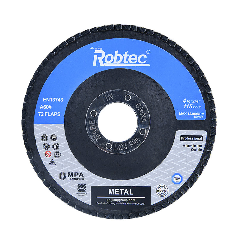 ROBTEC Aluminum Oxide Flap Disc for Steel/ Iron