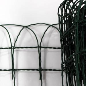 Green Coated Arch Top 18 inch Garden Wire Mesh