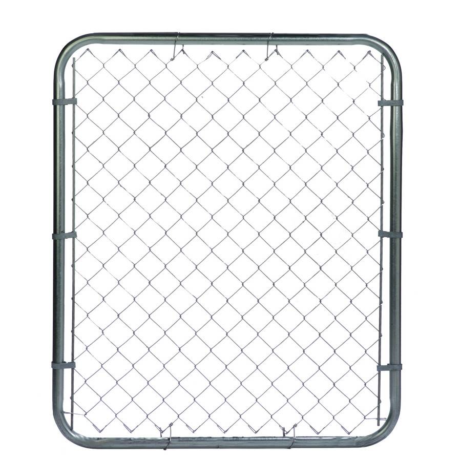 PVC Coated Chain Link Fence Garden Gate for Residential