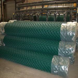 PVC Coated Wire Chain Link Diamond Mesh Fencing