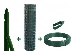 100 x 50mm Green Plastic CoatedHolland Garden Wire Mesh