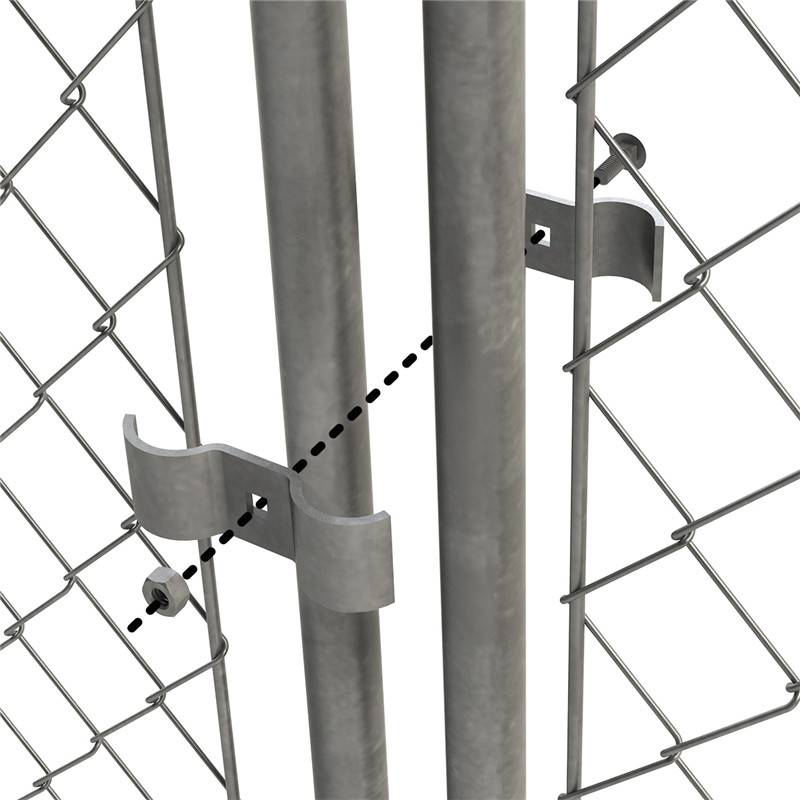 Outdoor Large Chain Link Pet  Cage Kennel for Pet Run Play 10ft x 10ft x 6ft Featured Image