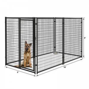 Outdoor large dog metal cage pet kennel and run...