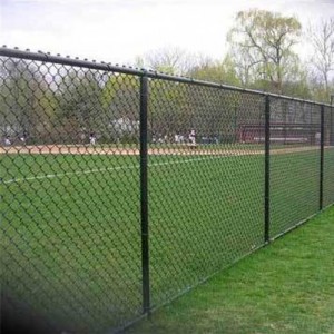 Sport Field Plastic Coated Chain Link Fencing