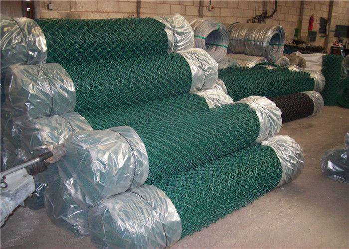 Factory Cheap Hot Plastic Coated Wire Mesh - Sport Field Plastic Coated Chain Link Fencing , 9 Gauge Chain Link Wire Mesh Fencing – Tian Yilong