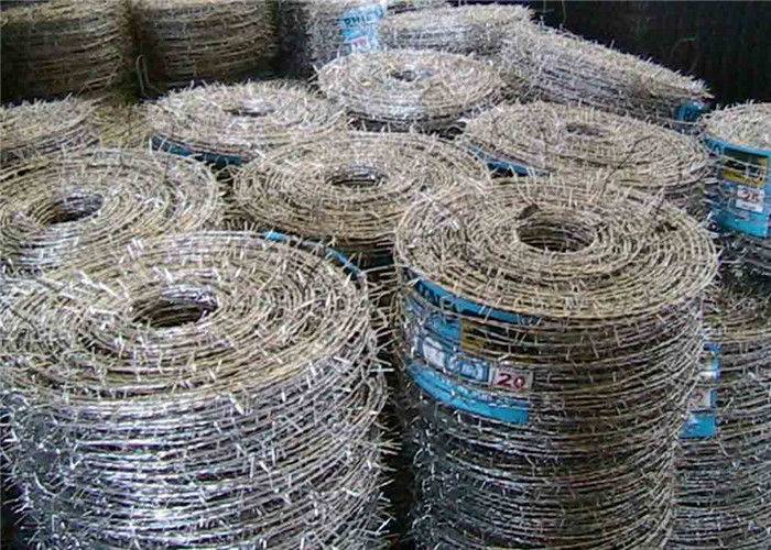 Factory Cheap Hot Heavy Duty Barbed Wire - Weave Galvanized Stainless Steel Barbed Wire For Grass Boundary / Railway – Tian Yilong