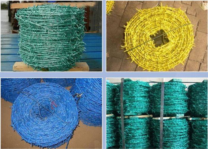 Top Suppliers 3 Strand Barbed Wire - Livestock Green PVC Coated Barbed Wire Fence With Great Rust Resistance – Tian Yilong