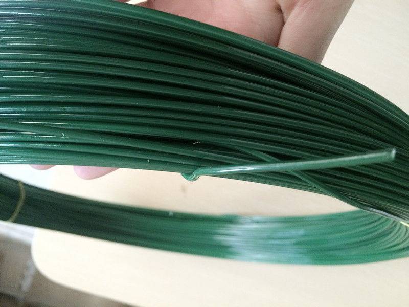 8 Year Exporter 6 Strand Barbed Wire Fence - Green Red Premium PVC Coated Wire For Garden And Netting Weaving – Tian Yilong
