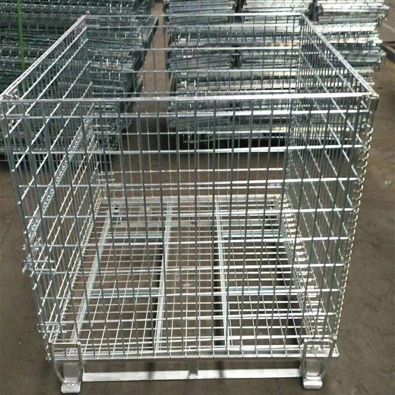 Heavy Duty 50mm Galvanized Welded Metal Storage Cages for Transportation