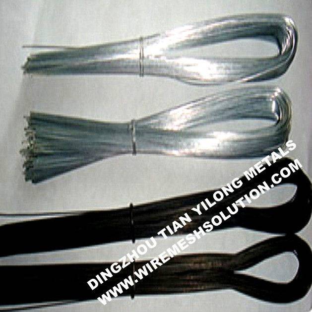 Wholesale Nato Barbed Wire - 3.2mm Bblack Annealed Steel Wire , Dark Annealed Wire U Type Wire 2450mm – Tian Yilong