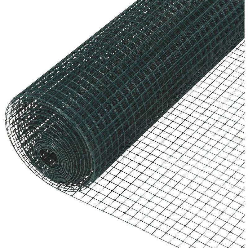 Factory directly 16 Mesh Screen - Durable PVC Vinyl Coated Welded Wire Mesh Fencing 2" x 4" 14 Gauge for Garden – Tian Yilong